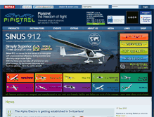 Tablet Screenshot of pipistrel.si